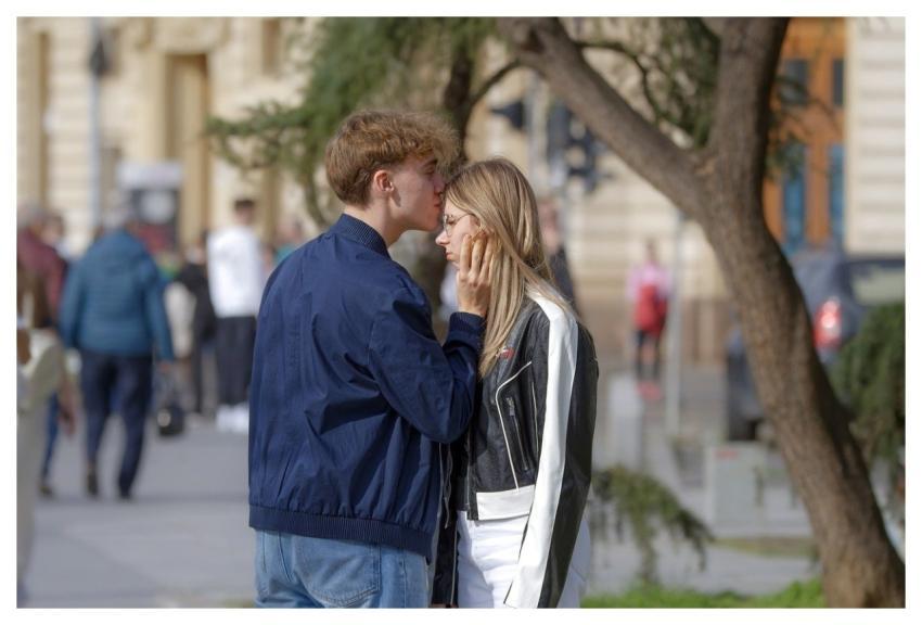 People Couple Young Girlie