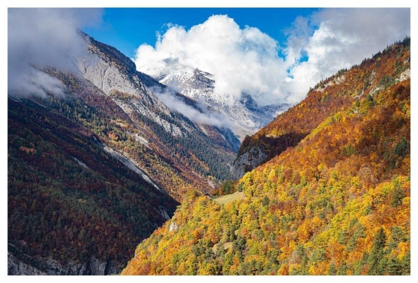 Autumn Switzerland Mountains Nature