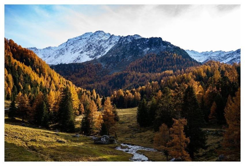Autumn Switzerland Mountains Nature