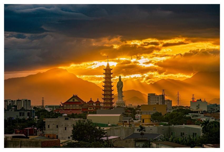Monastery Buddha Nature Sunset