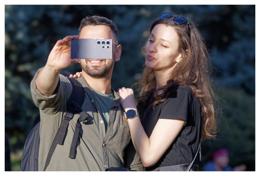 Couple Young Happy Posing