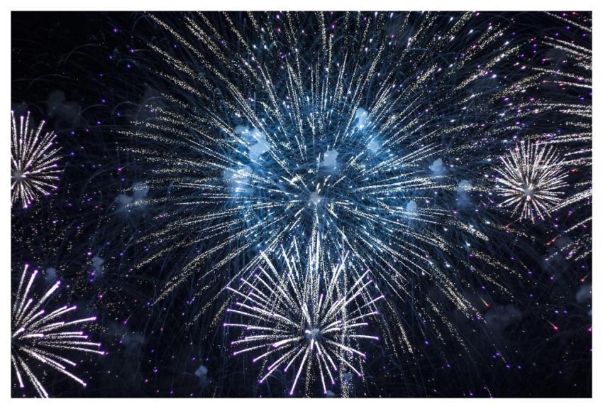 Fireworks Bright Night Celebration