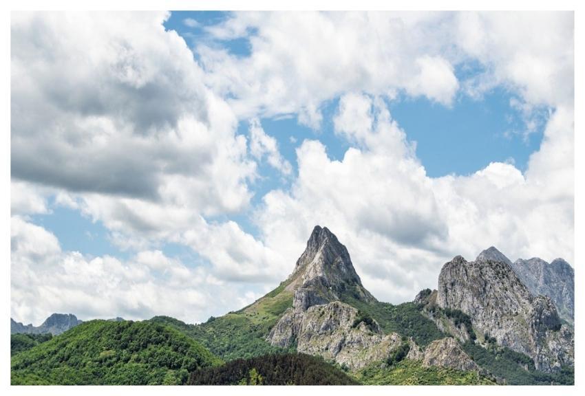 Mountains Nature Sky Clouds