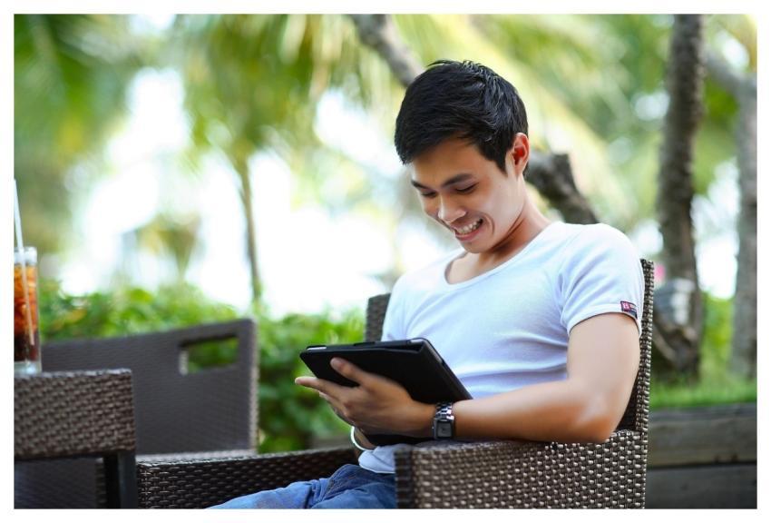 Man Smartphone Mobile Technology