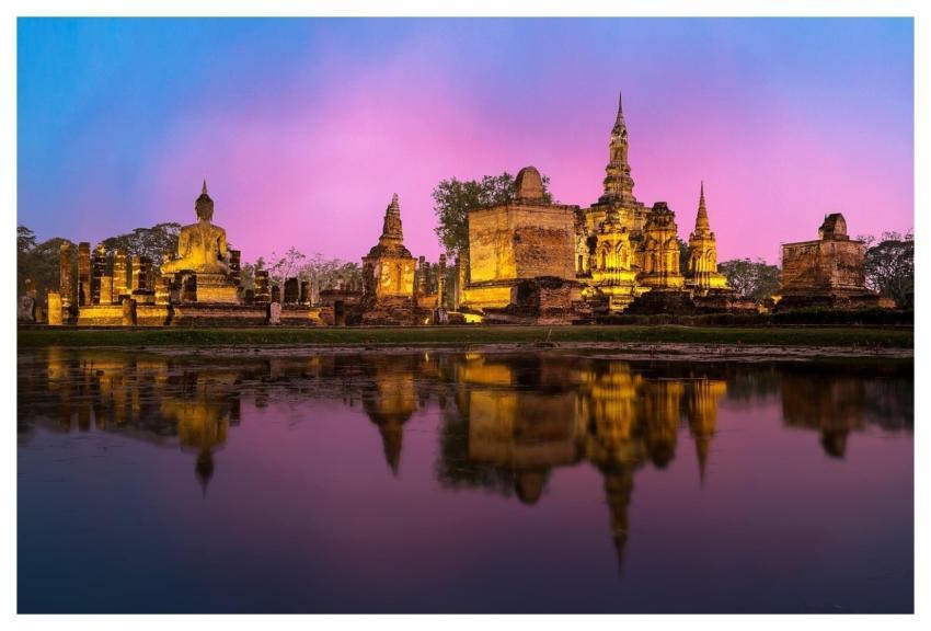 Phra Nakhon Si Ayutthaya Lagoon Buddha Purnima Ref