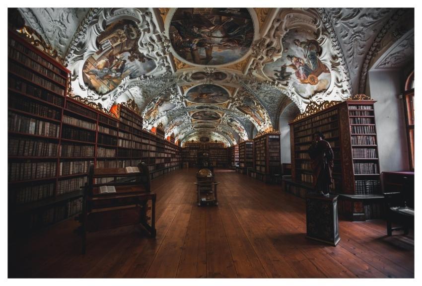 Books Library Shelves Knowledge