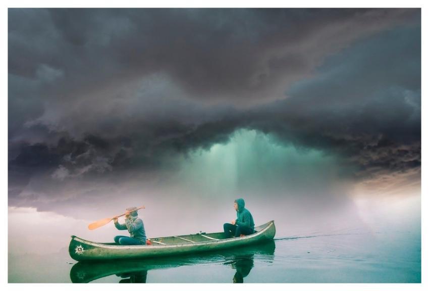 Boat Nature Sea Storm