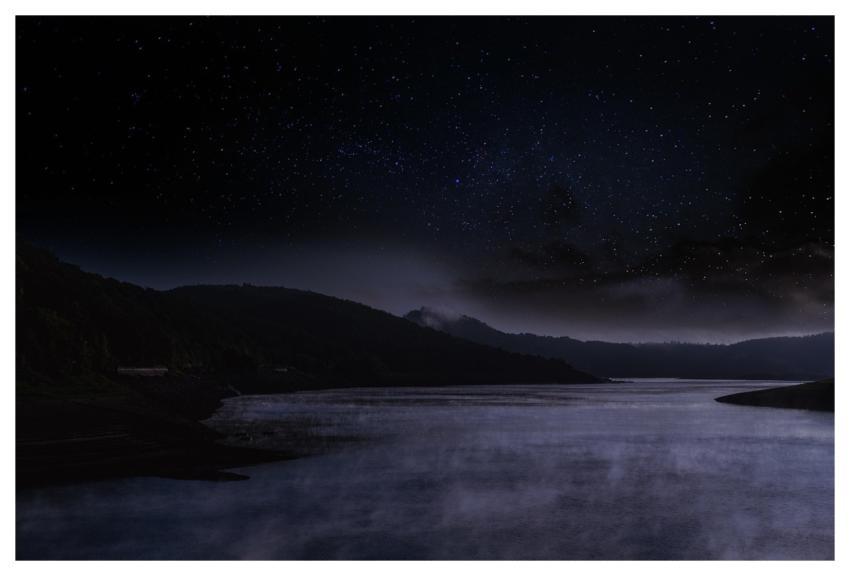 Lake Water Stars Nature