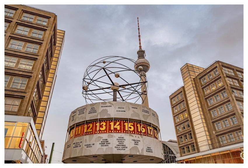 Berlin World Clock Alexanderplatz Television Tower