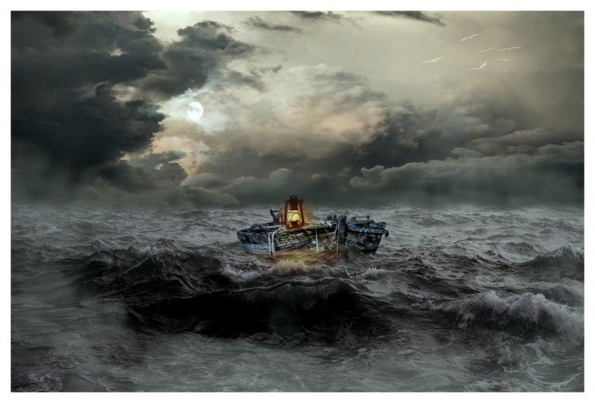 Danger Boat Storm Nature