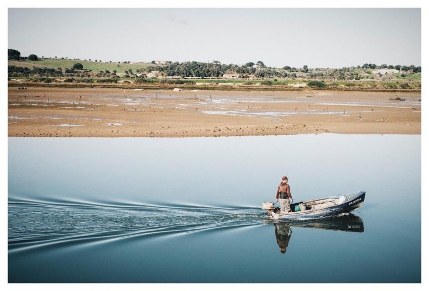 Fisherman Small Boat River Lagoon