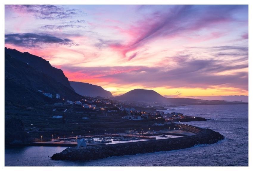 Tenerife Sunset Harbor Coast