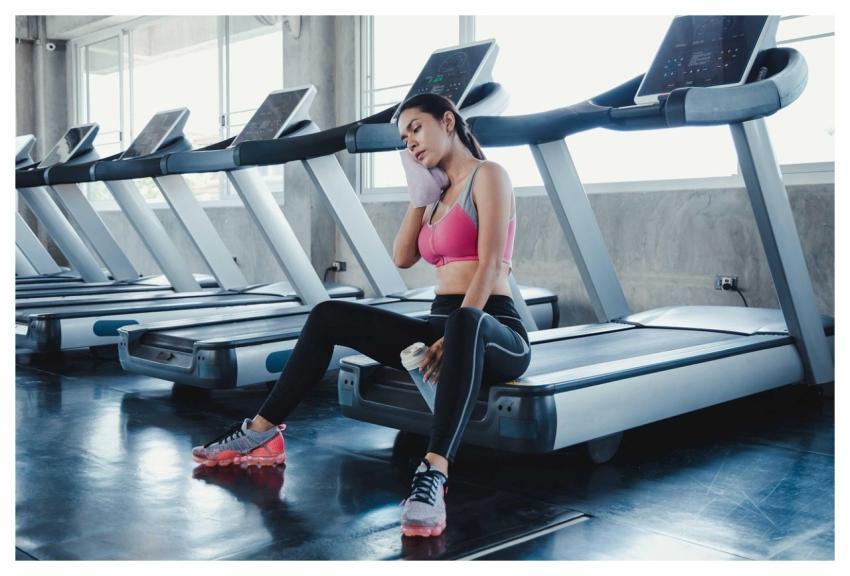 Asian Woman Gym Fitness