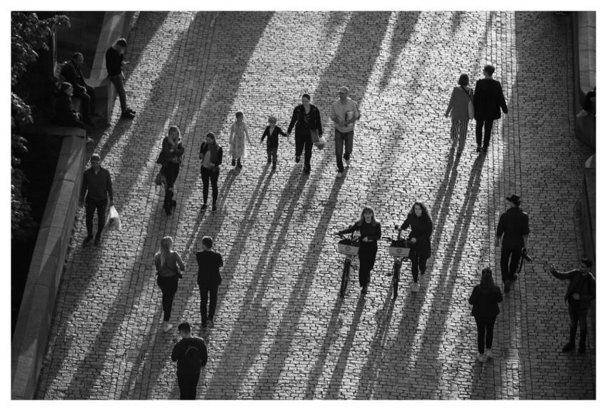 People Street Walking City