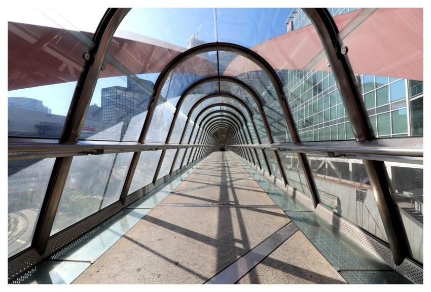 Tunnel Glass Tunnel Bridge Glass