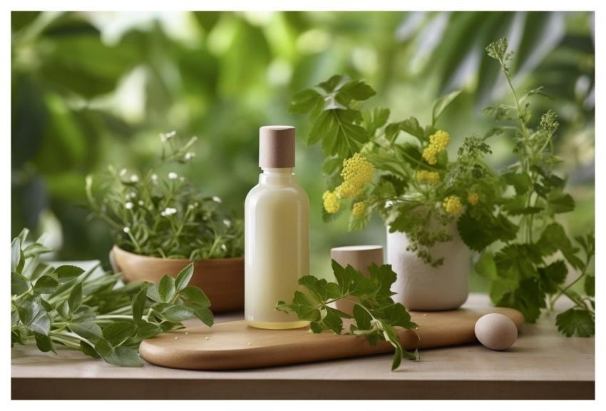 Bottle Beautiful Flowers Cream Beauty