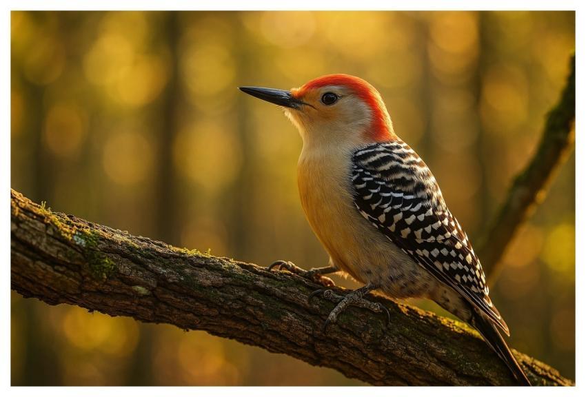 Woodpecker Red-Bellied Woodpecker Bird Wildlife