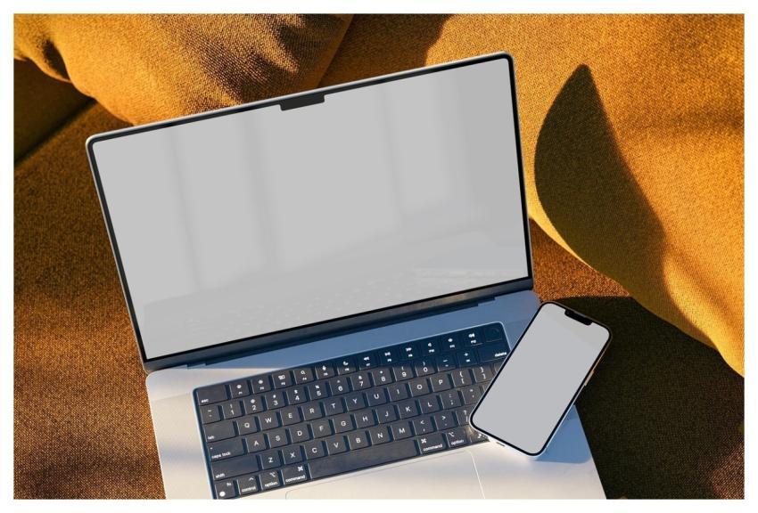 Smartphone Smart Object Screen Blank Screen