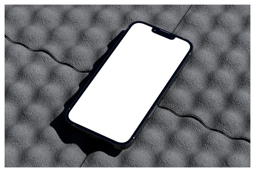 Smartphone Smart Object Screen Blank Screen