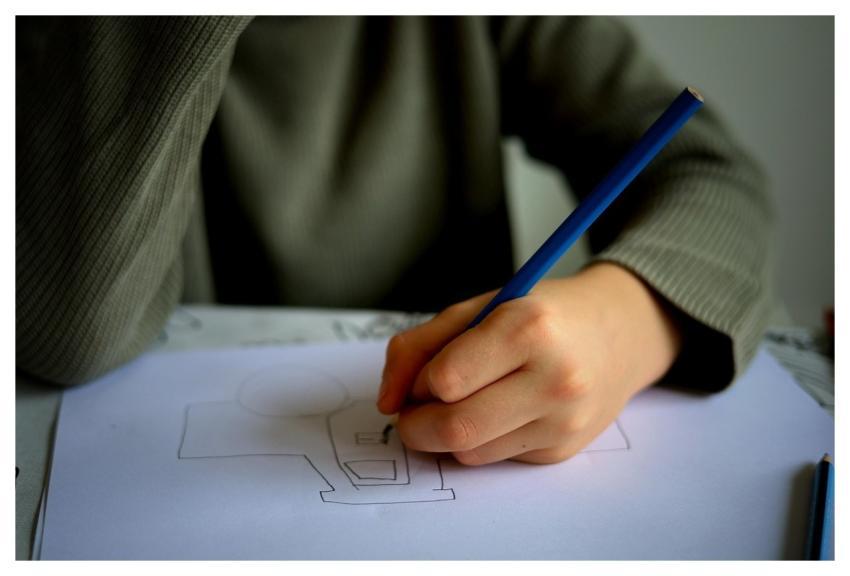 Child School Draw To Learn
