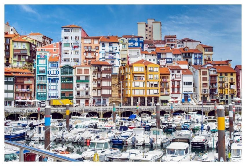 Landscape Port Boats People