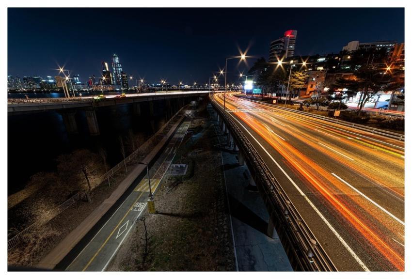 Han River Night View Seoul Korea