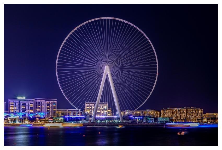 Ferris Wheel Landscape Dubai U A E