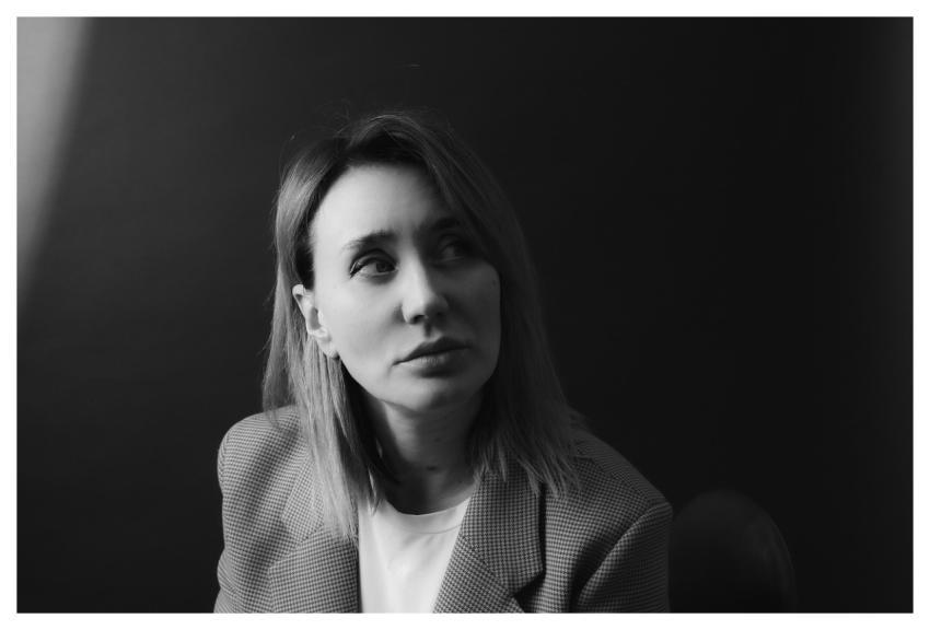 Woman Business Woman Portrait Black And White