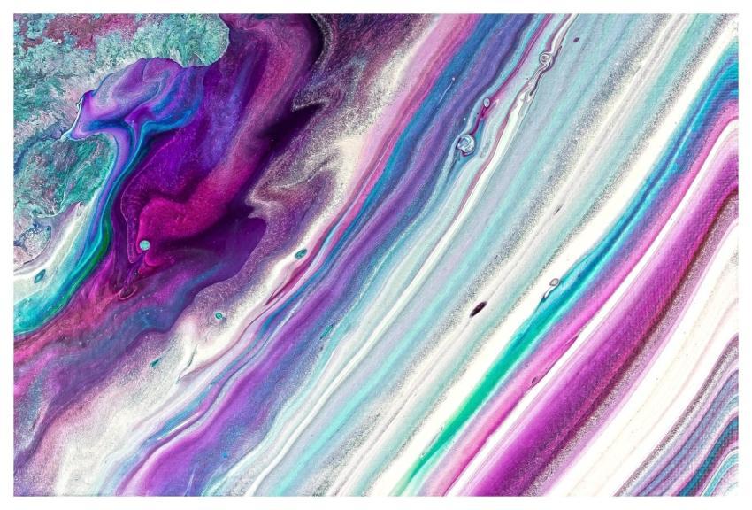 Color Acrylic Paint Art Painting