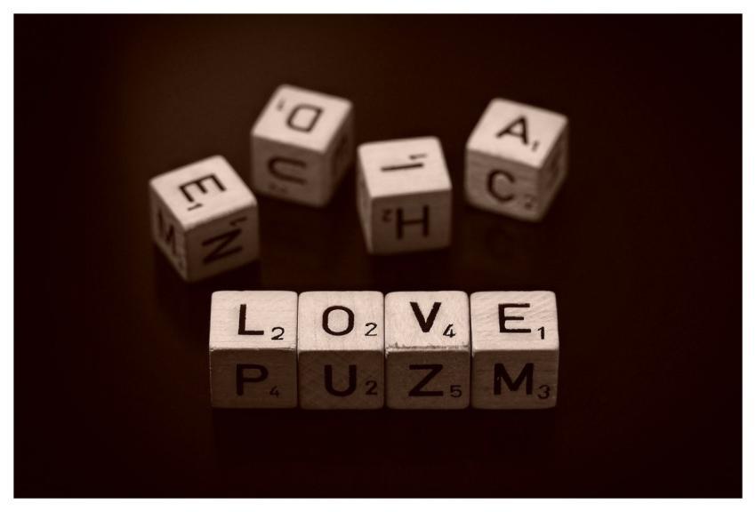 Love Valentine's Day Letters Dice