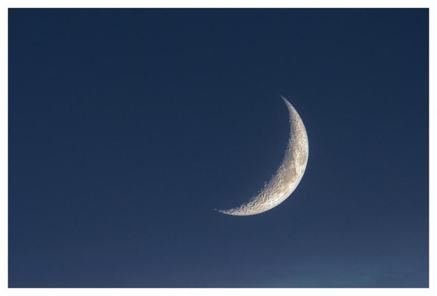 Moon Crescent Moon Universe Crater