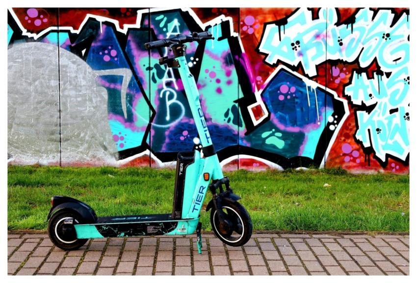 Street Art Scooter Graffiti Art