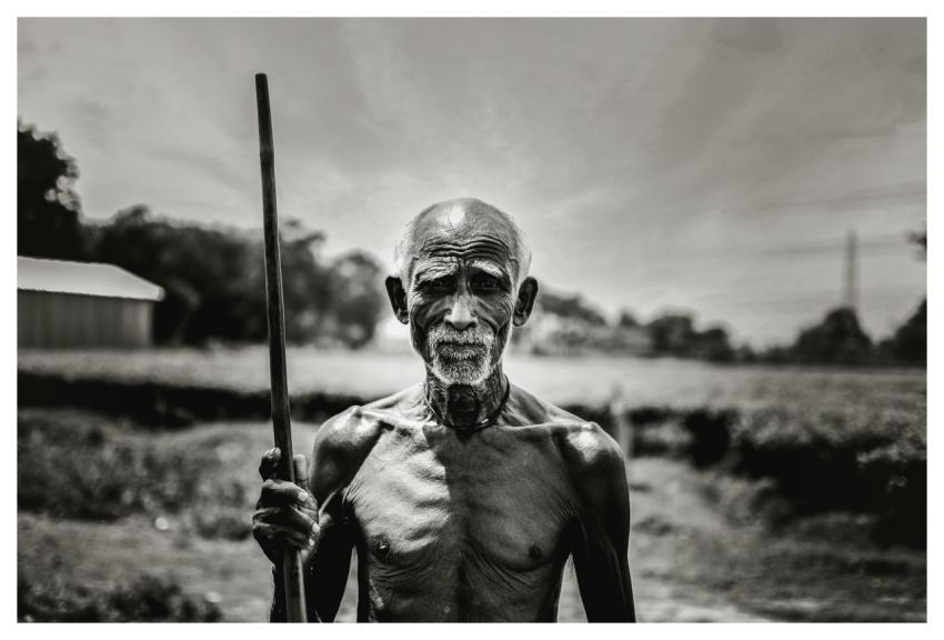 Old Man Indian People Poor Man Abirroy