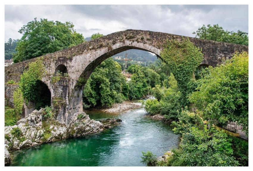 Landscape Roman Bridge Nature River