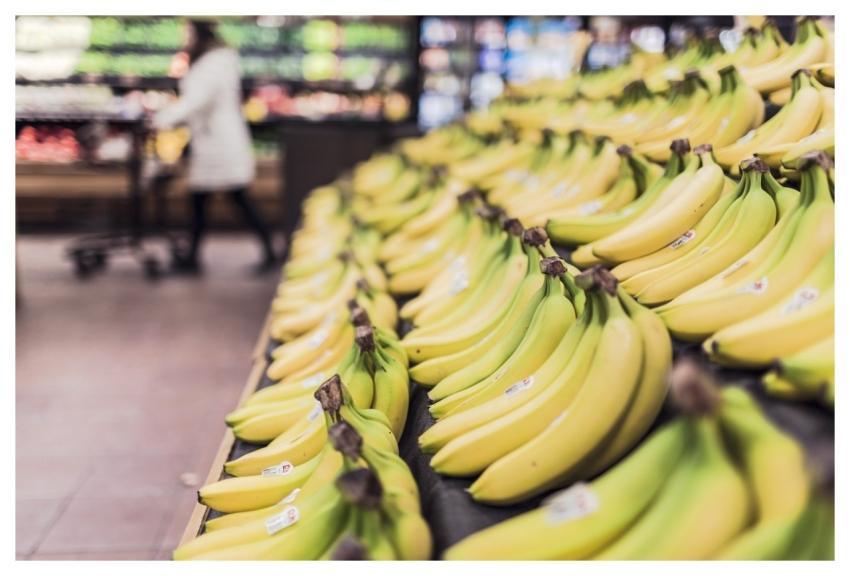Bananas Fruits Food Grocery Store