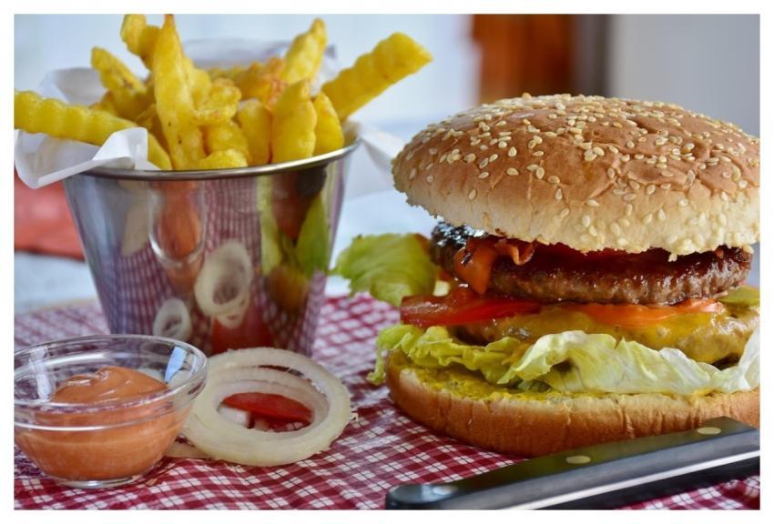 Burger Hamburger Bbq Food