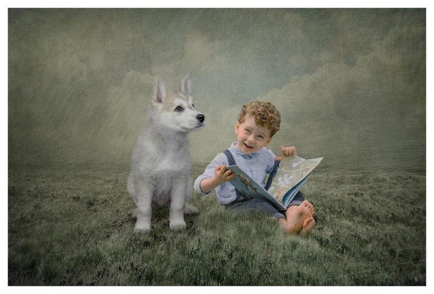 Education Boy Dog Child