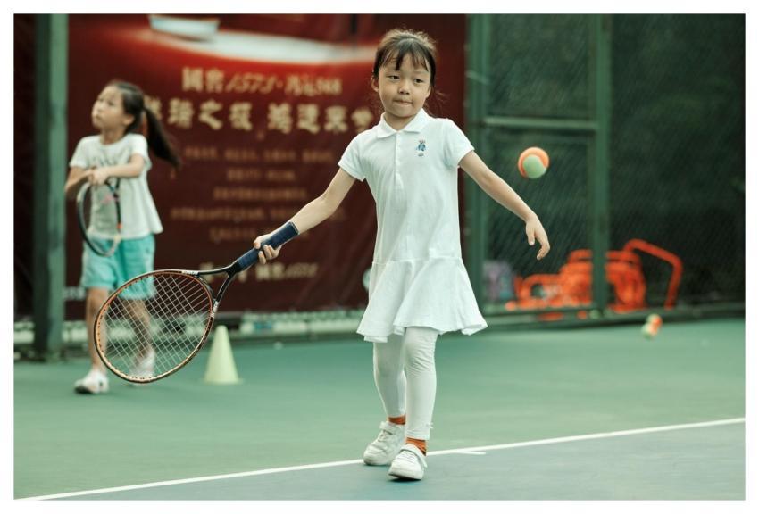 Girl Kid Tennis Sport