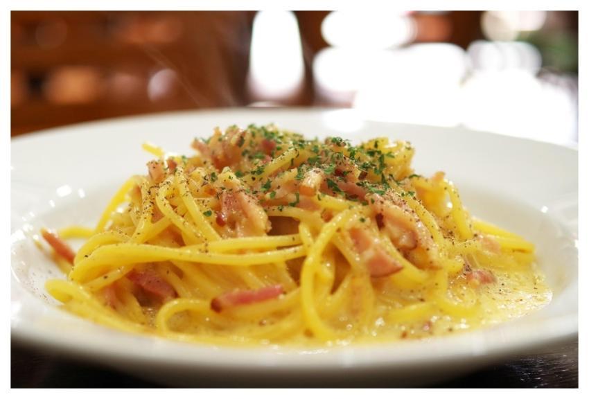 Pasta Spaghetti Carbonara Roman