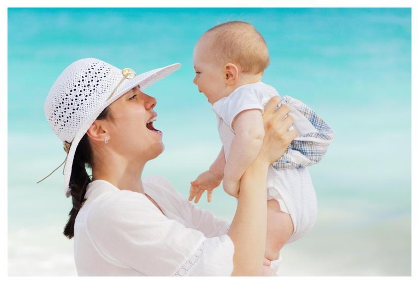 Mother Baby Happy Motherhood