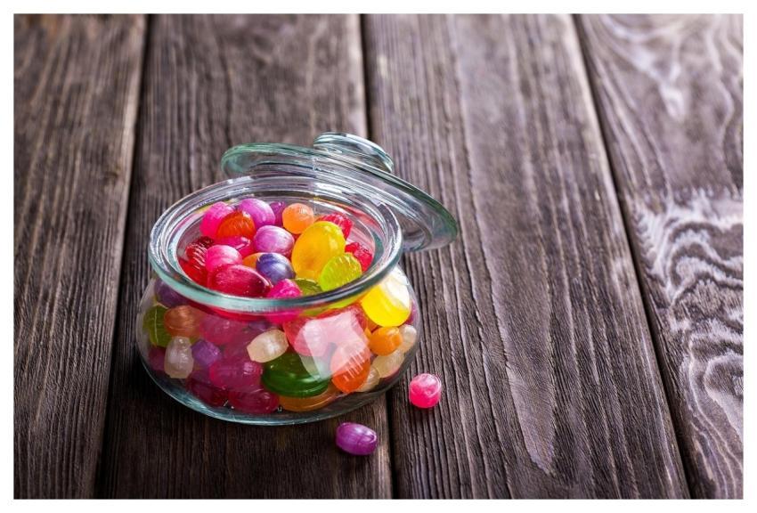 Candies Sweetmeats Jar Glass Jar