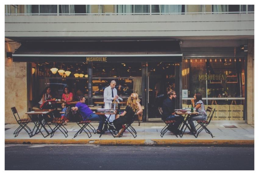 Outdoor Dining Restaurant Bar Waiter