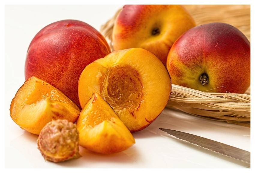 Peach Fruit Food Slices