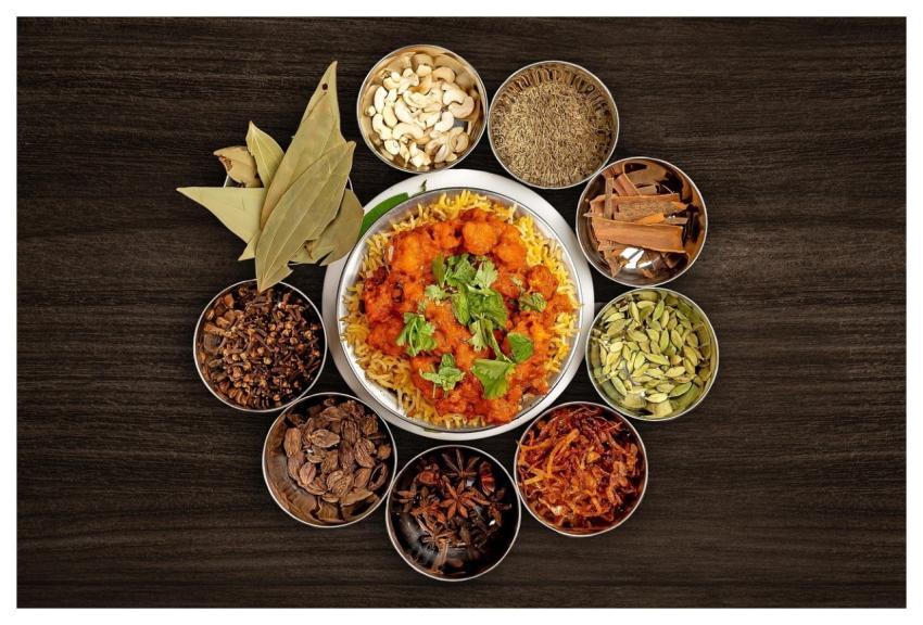 Spices Biryani Indian Cuisine Food Art