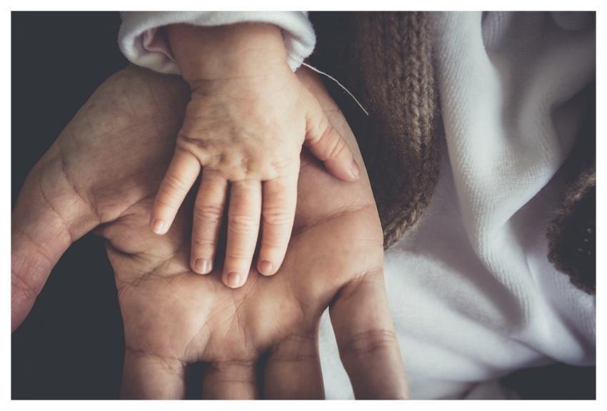 Christmas Wallpaper Man Child Hands