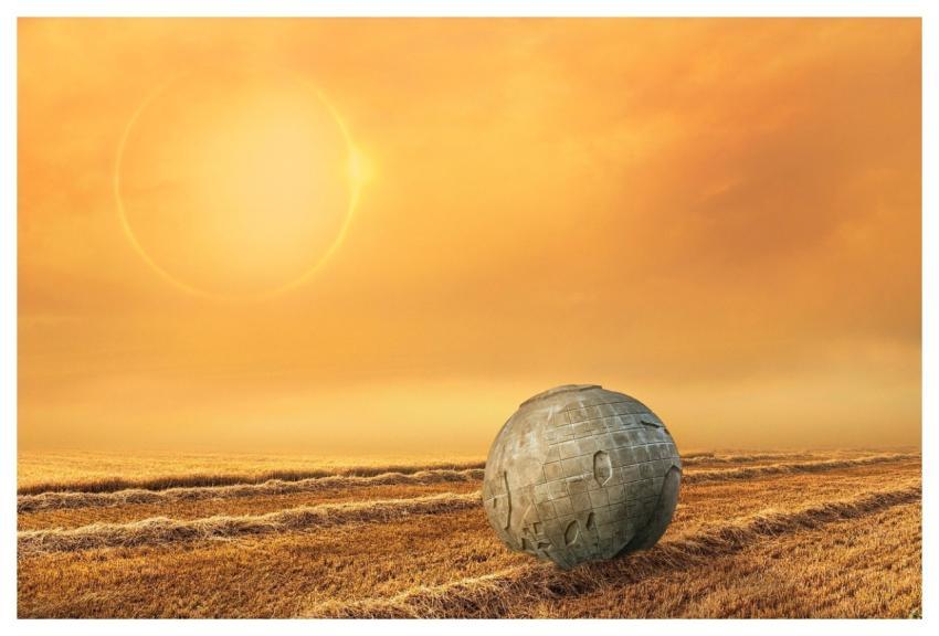 Field Science Fiction Nature Clouds