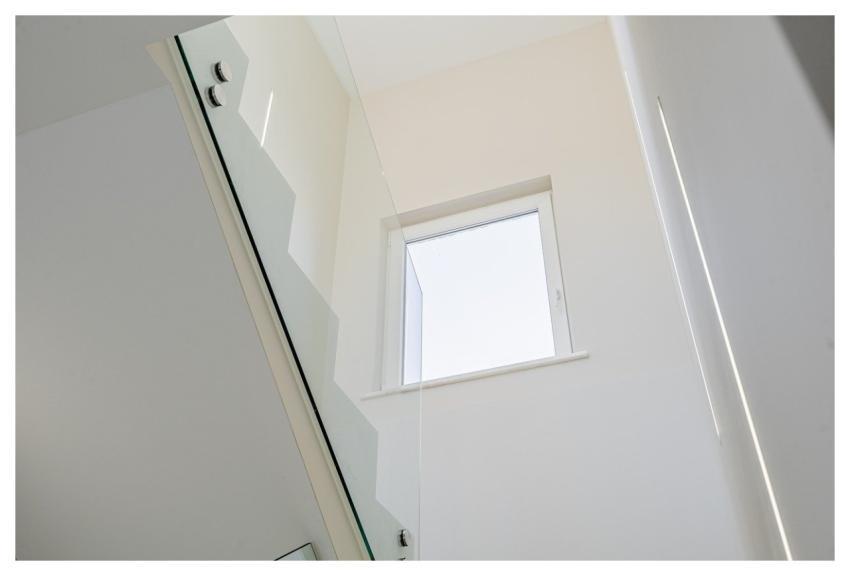 Staircase Glass Railing Marble