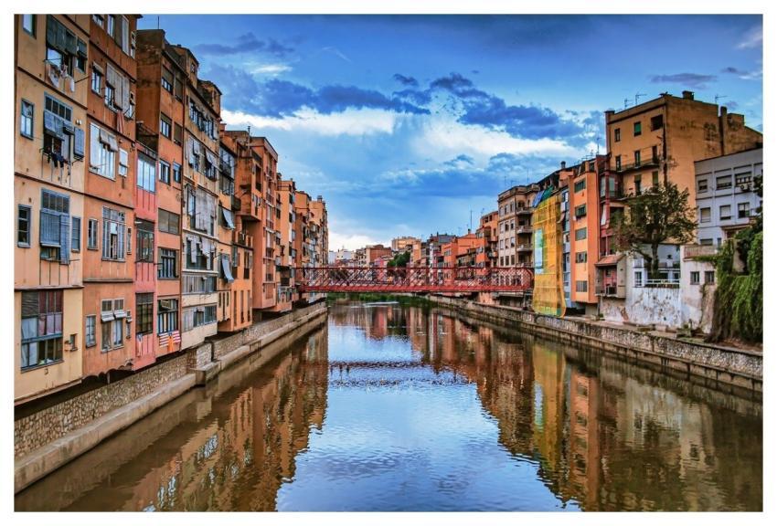River Spain Girona City