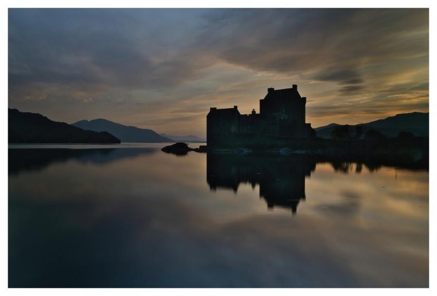 Water Nature Night Castle