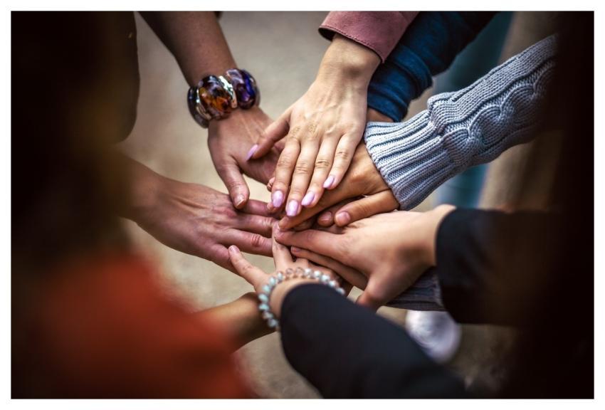 Team Friendship Group Hands